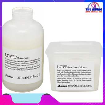 Bộ dầu gội xả Davines Love Curl dưỡng tóc uốn xoăn 250ml