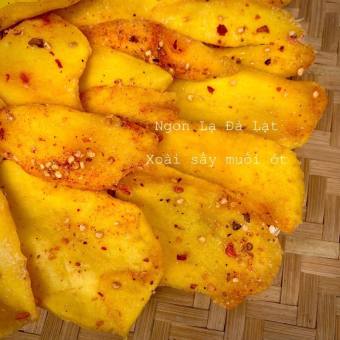 Xoài Sấy Dẻo Muối Ớt 500gr, Hàng Đặc Biệt Dẻo Thơm, Ăn Vặt Ngon