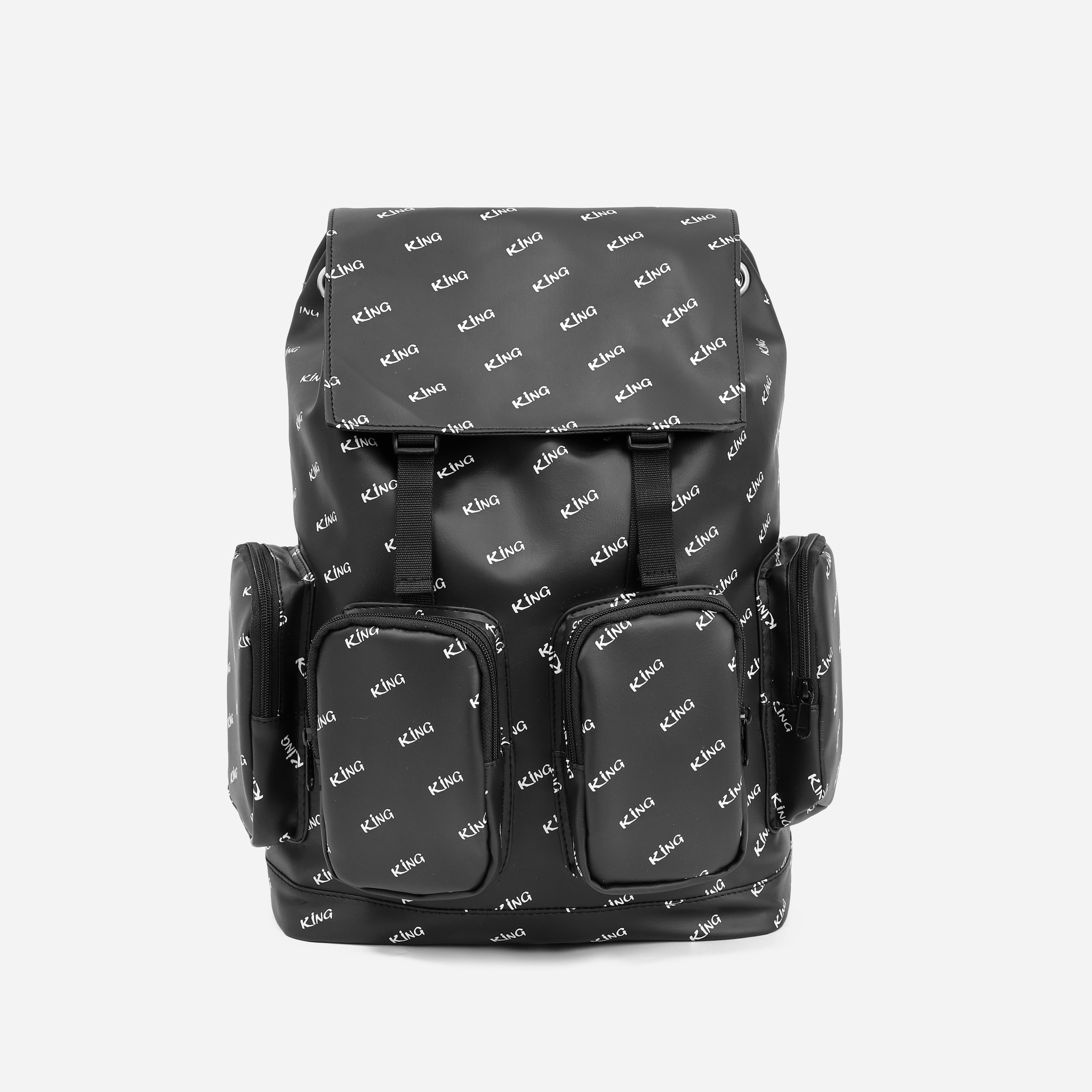 Balo Da Backpack Unisex Chống Nước Balo Backpack King Brand - Màu Đen