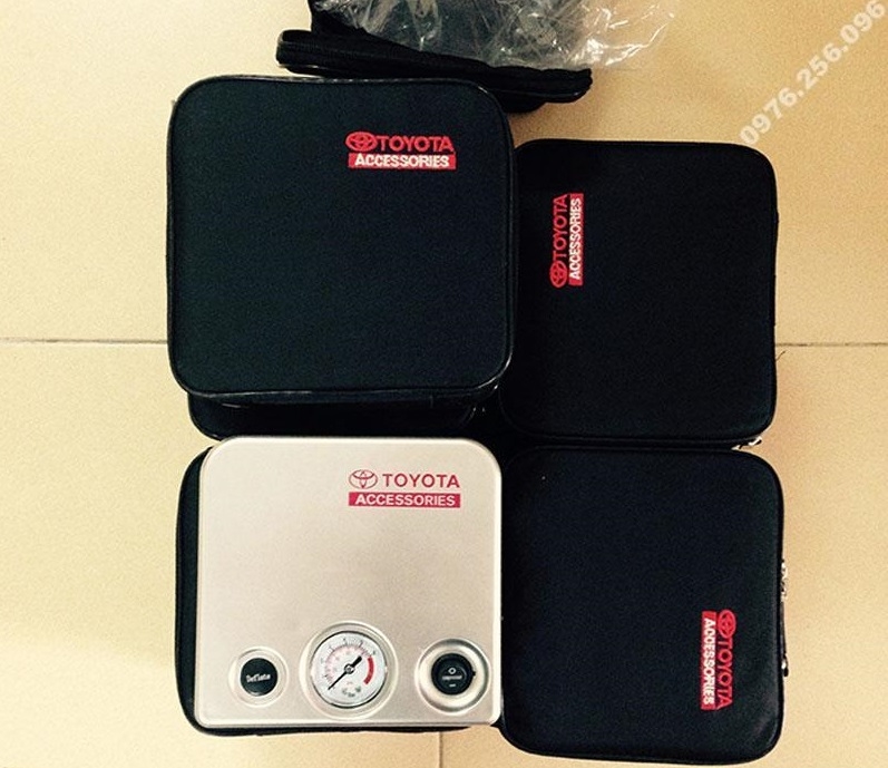 MÁY BƠM LỐP XE ÔTÔ TOYOTA - Hàng chính hãng - Bạn đồng hành trên những chuyến đi xa - Bảo hành 12 tháng