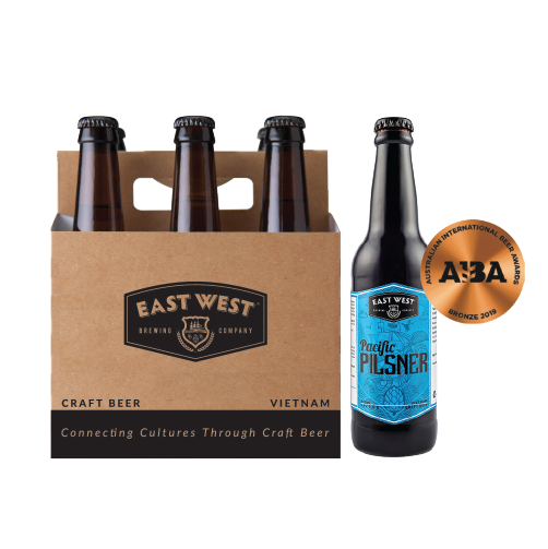 Bia thủ công - pacific pilsner - pack 6 chai 330ml