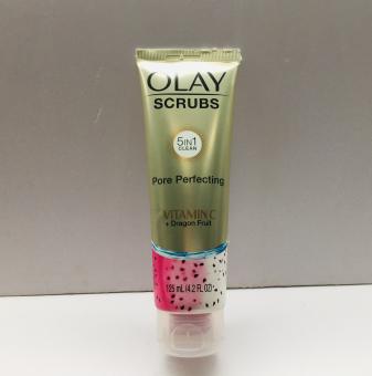 Sữa rửa mặt tẩy tế bào chết 5 trong 1 Olay Scrubs  Pore Perfecting Vitamn C 125ml-Cửa hàng đồ Mỹ TPT