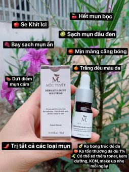 Serum  Mụn Huyết thanh Mộc Tuyết Cam Kết Chính Hãng 100%