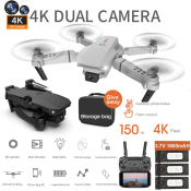 E88 Mini Drone with Dual HD Cameras and WiFi FPV