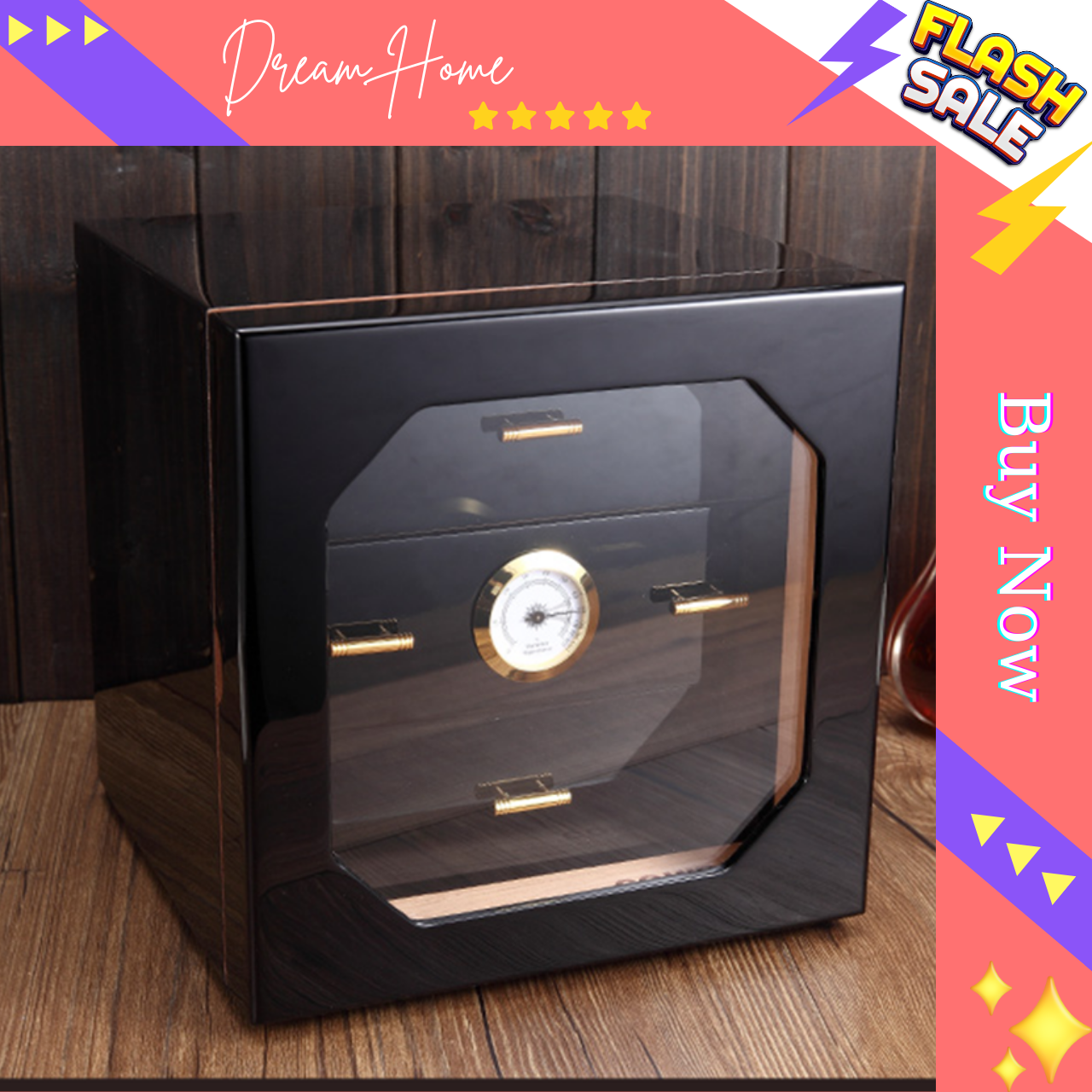 Tủ bảo quản xì-gà mini cao cấp giữ ẩm tcg2009 dream_home
