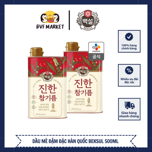 DẦU MÈ NGUYÊN CHẤT ĐẬM ĐẶC HÀN QUỐC 500ML