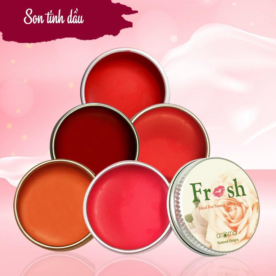 Son Handmade / Son môi tinh dầu AROMA FRESH, 100% thiên nhiên, không chì, son dưỡng ẩm môi, chống khô môi, không bong tróc, màu tự nhiên, thời trang- lành tính, an toàn