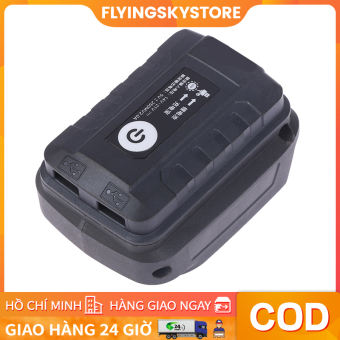 Đế chuyển pin makita 18V sang Usb 5V có đèn led (Đen)
