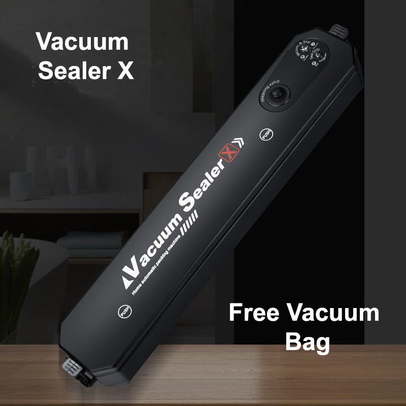 Gambar Multi functional Vacuum Sealer Machine   Compact Fresh Food Preservation Dry Moist Storage   Kitchen Automatic Vacuum Sealer Machine   Packaging Sealing Machine   Vacuum Packer FREE Sealer Bag