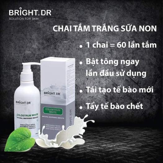 Sữa Non Tắm Trắng Colostrum White Bright Doctors Chính hãng
