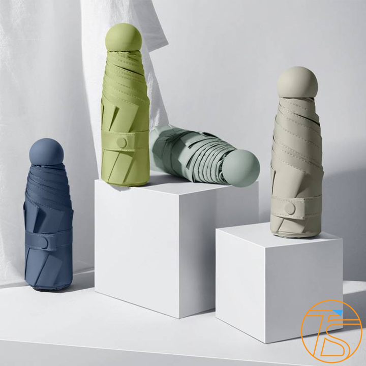 Dù gấp gọn mini chống tia uv, tia cực tím, nhiều màu có hộp đựng tiện lợi - Dù che mưa che nắng ngoài trời - Ô dù cute cho nữ nhân viên văn phòng, học sinh, sinh viên