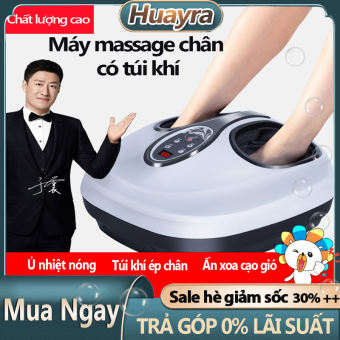 Máy massage chân có túi khí JIASHENGDA ấn bóp điểm huyệt chườm nhiệt nóng xoa bóp bàn chân gót chân máy mát xa chân  trị liệu cao cấp vải lót có thể tháo giặt huayra2020