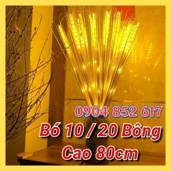 Đèn LED Hình Bông Lúa. Bó 10 Bông/ 20 Bông Màu Vàng Ấm, Hàng chuẩn cao cấp, Điện áp 220V kèm phích cắm