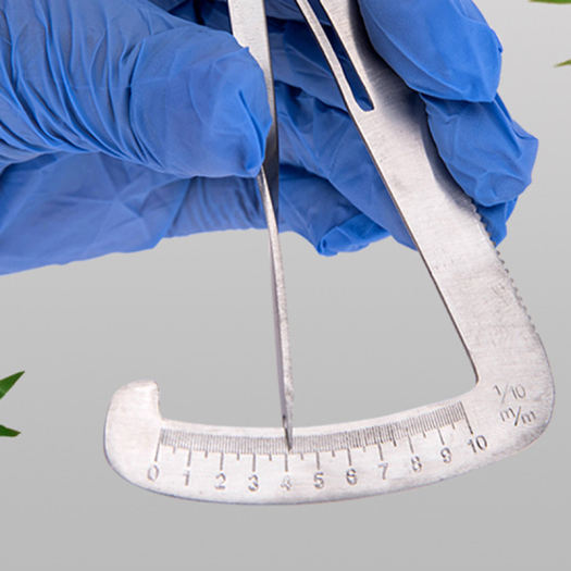 Miss Lan 1 Chiếc Thước Cặp Hình Tam Giác, Dành Cho Dụng Cụ Nha Khoa Máy Đo Độ Dày Cơ Học Dụng Cụ Kẹp Sáp Màu Vàng Cơ Học Thước Đo