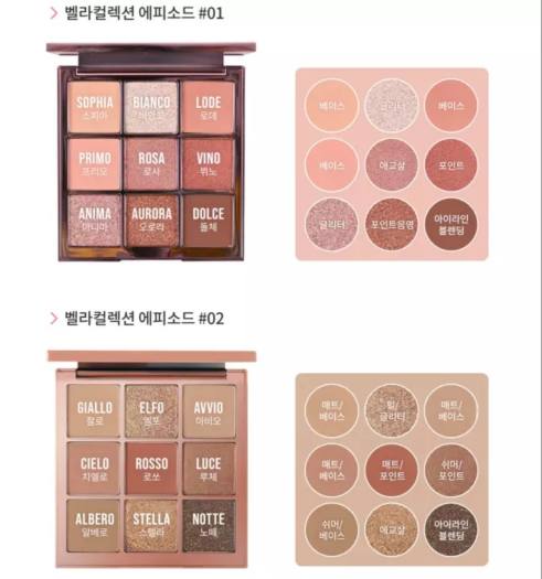 Bảng phấn mắt CELEFIT THE BELLA COLLECTION EYESHADOW PALETTE EPISODE #02 - Seoulmade/ Yeosim