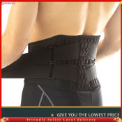 Lumbar Waist Support Belt - Strong Back Brace for Pain Relief