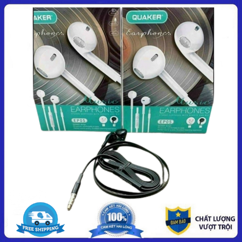 Tai nghe có dây chính hãng Quaker EP 05