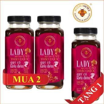 MUA 2 TẶNG 1 Mật ong Cao thảo dược Lady 310g - Mật ong giúp ngon, chăm sóc sức khỏe
