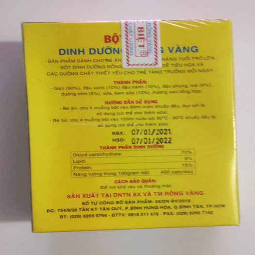 Bột Sữa Rồng Vàng ( tuổi thơ)