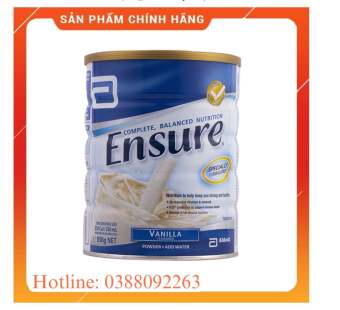 Sữa Ensure Úc 850g, sữa cho người ốm, sữa cho người gầy