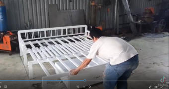 Giường xếp thông minh có hộc