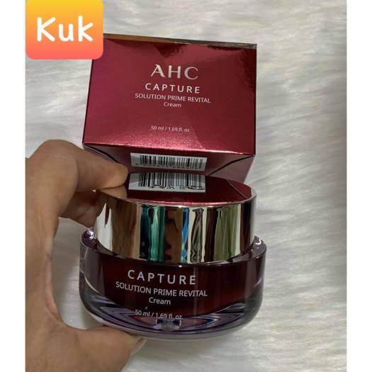 Kem dưỡng da chống lão hóa Ahc Capture Solution Max Cream- Màu đỏ