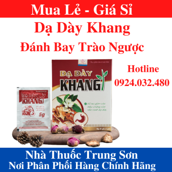 Dạ Dày Khang 👍 [CHÍNH HÃNG] ❤️ Lựa Chọn Cho Người Trào Ngược, Viêm Loét Dạ Dày, Khuẩn HP - TS001