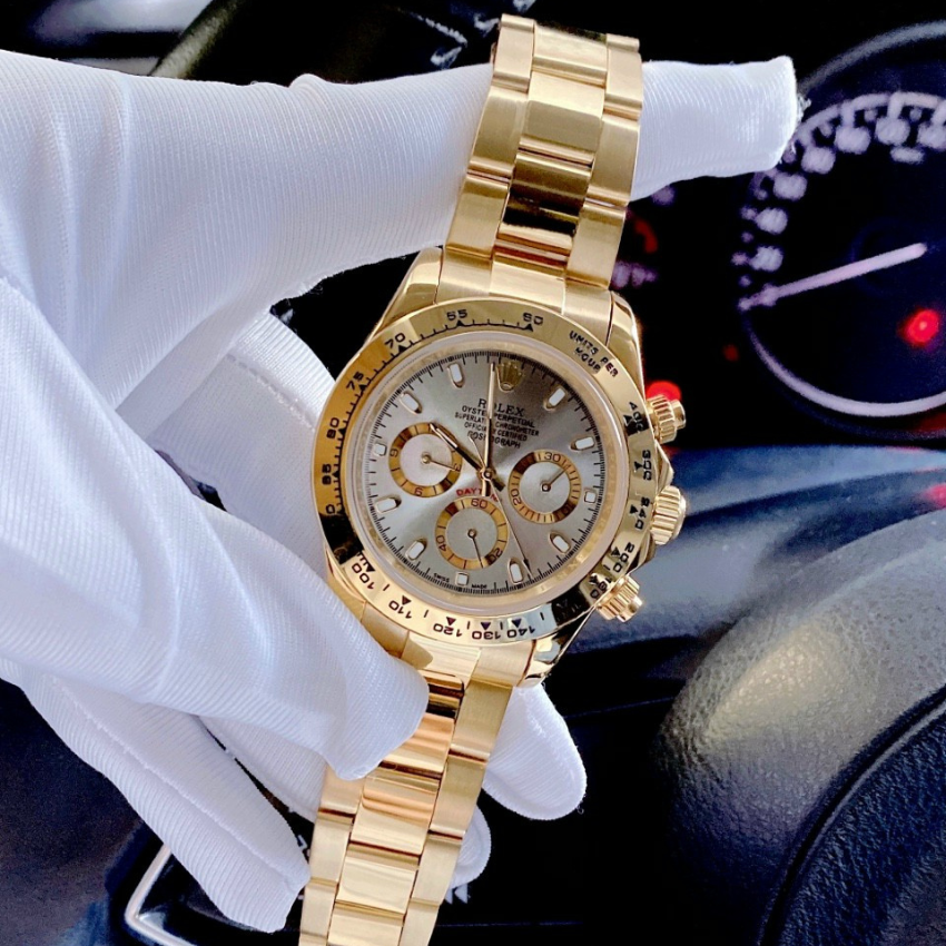 Đồng hồ nam dây kim loại R0lex size 41mm automatic fullbox chống nước vỏ thép không gỉ đồng hồ nam cao cấp