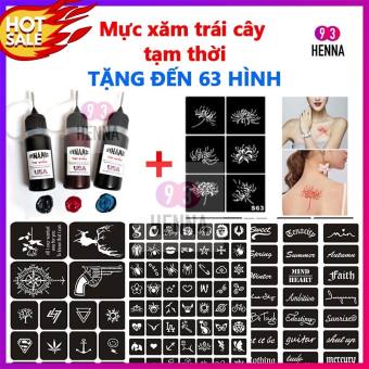 Khuôn xăm tạm thời, hình xăm tạm thời, hình xăm 15 ngày tattoo henna dùng nhiều lần mẫu mới , thời trang , cá tính