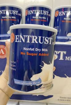 SỮA ENTRUST TỐT CHO NGƯỜI TIỂU ĐƯỜNG 400G MỸ