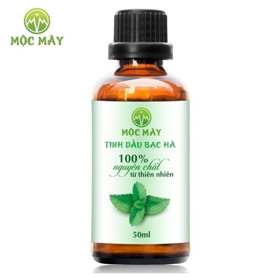 Tinh dầu Bạc hà thiên nhiên Mộc Mây - tinh dầu nguyên chất từ thiên nhiên xông phòng, thơm phòng, thư giản, đuổi muỗi, đuổi chuột