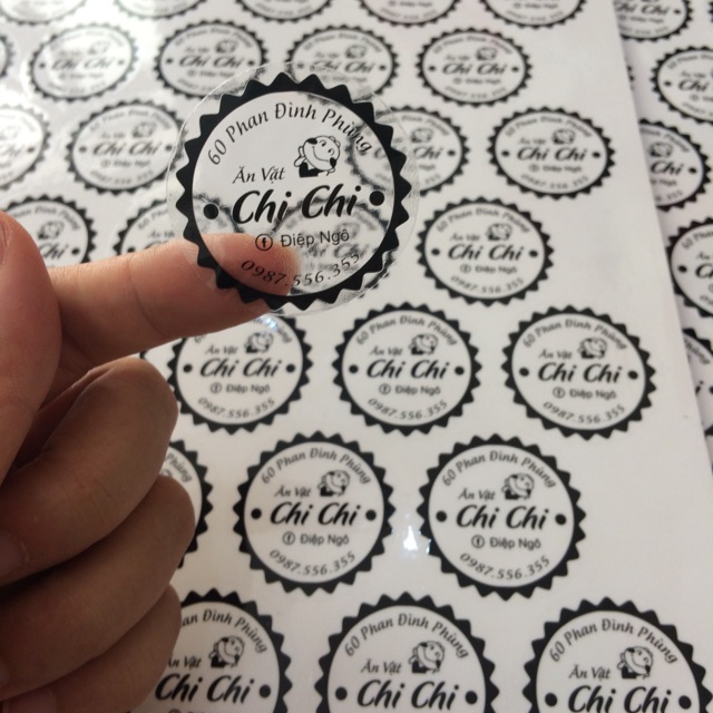 In Decal Nhựa Chống Nước