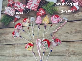 Kẹo que NOEL +CÂY GẬY TÚI 50 QUE