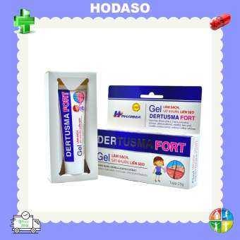 Gel Dertusma Fort - Làm sạch, sát khuẩn và liền sẹo (Tub 25g)