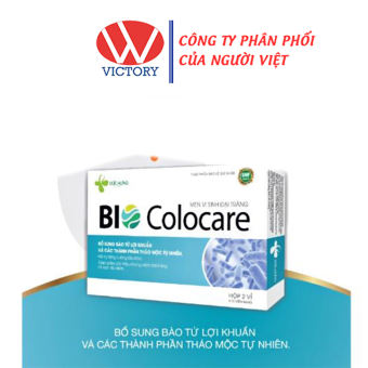 Men vi sinh đại tràng BIO COLOCARE probiotic bào tử lợi khuẩn giúp giảm viêm loét đại tràng rối loạn tiêu hoá hộp 20v , Victory
