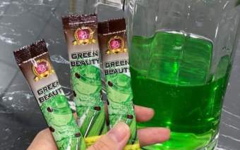 Nước ép Cần Tây GREEN BEAUTY Vị Cafe - Diệp lục cần tây vị cafe - 30 gói