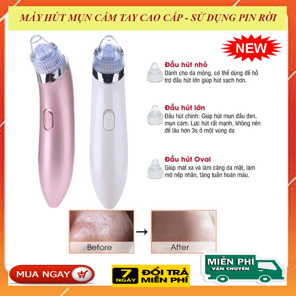 Hút mụn, máy hút mụn, máy hút mụn spa. hút tất cả mụn cám, mụn bọc, mụn mủ, máy hút mụn sạch sâu bên trong da mặt. sản phẩm pin rời an toàn hiệu quả. mua ngay!!!