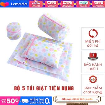 SÉT 5 TÚI LƯỚI GIẶT ĐỒ 5 SIZE LỚN NHỎ