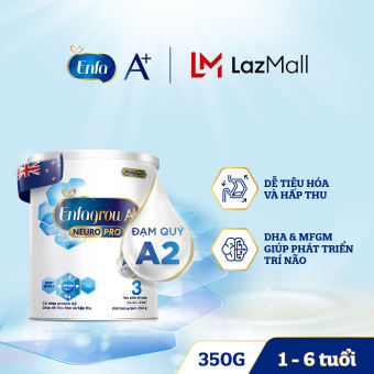 Sữa bột Enfagrow A2 Neuropro 3 cho trẻ từ 1 - 6tuổi – 350g