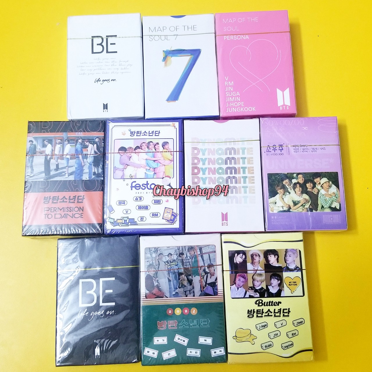 Hộp 54 photocard bts