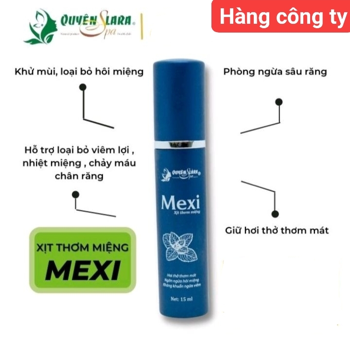 Xịt thơm miệng MEXI Quyên Lara