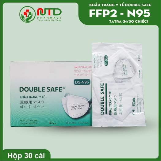 Khẩu trang y tế Double Safe N95 tốt hơn 10 lần KF94 và 3D