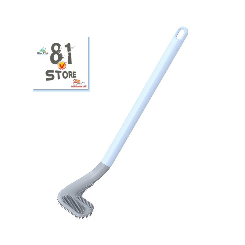 Cọ toilet silicon Thông minh mẫu mới chổi cọ bồn cầu nhà vệ sinh tiện lợi - Bàn chải chà WC Đầu Silicon