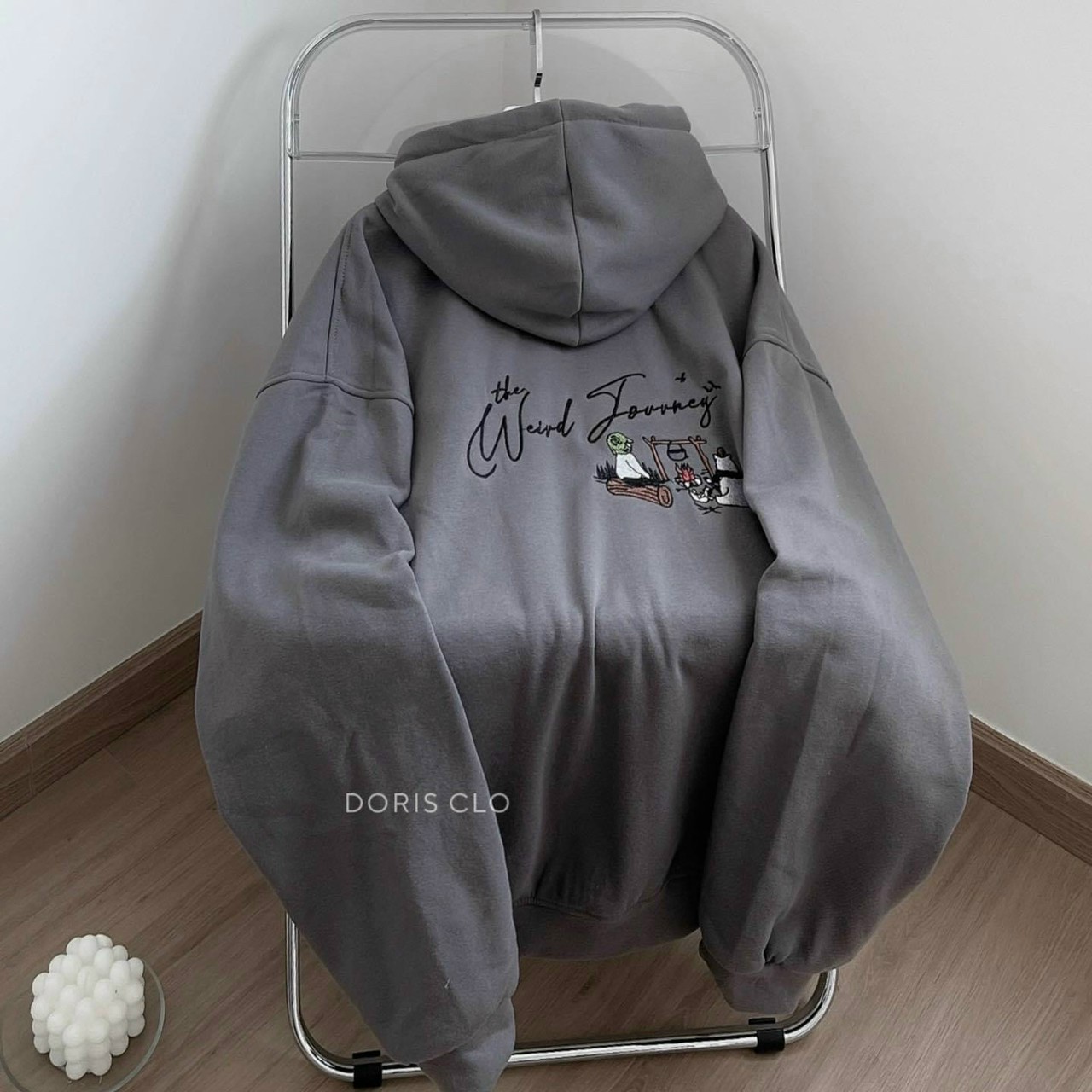 ÁO KHOÁC HOODIE NAM NỮ, VẢI NỈ DÀY PHOM FORM RỘNG LOGO THÊU HÌNH LỬA TRẠI THỜI TRANG XUÂN HÈ HOT TREND. TP