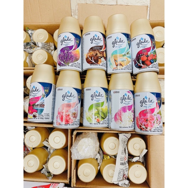 lỏi xịt thơm phòng tự động GLADE, hương thơm dịu nhẹ