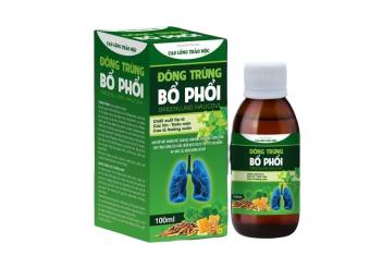 Siro Đông Trùng Bổ Phổi- Giúp Bổ Phổi, Nhuận Phế, Giảm Ho, Giảm Đờm,Rát Họng, Khàn Tiếng, Tăng Cường Sức