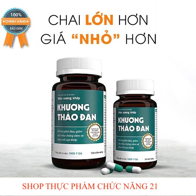 KHƯƠNG THẢO ĐAN Hỗ trợ xương khớp