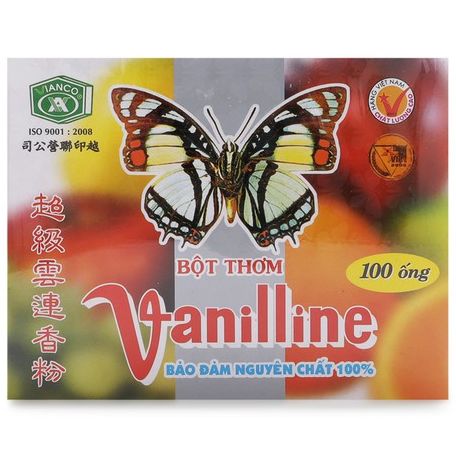 Bột thơm Vani ống hiệu con Bướm Vianco