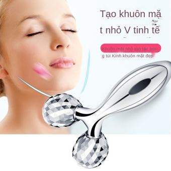 Cây Lăn Massage Mặt 3D Loại Lớn - Mát Xa Đẹp Da, Tạo Cằm V-Line, Thon Gọn Đùi, Giảm Mỡ Bụng, Máy mát xa nâng cơ mặt Máy mát xa nâng cơ mặt Làm đẹp Massage nâng cơ mặt