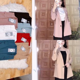 Áo khoác vest nữ, blazer nữ, blazer màu, tay dài, form rộng, phong cách hàn quốc